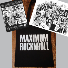 <em>MRR Comics & Art Issue</em> + poster + MRR logo tote bag!