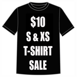 Small & X-Small T-shirt SALE