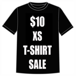 Small & X-Small T-shirt SALE